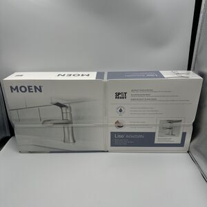 Moen Liso 84540SRN Brushed Nickel Finish Single Handle Bathroom Faucet